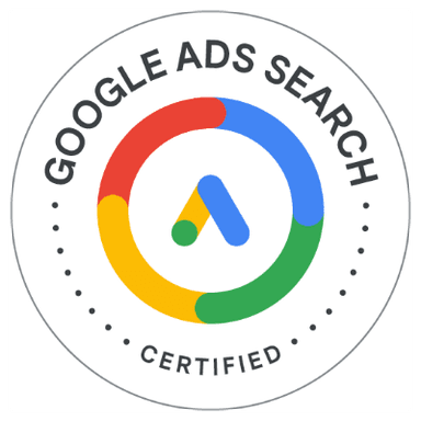 Google Ads Search certification badge