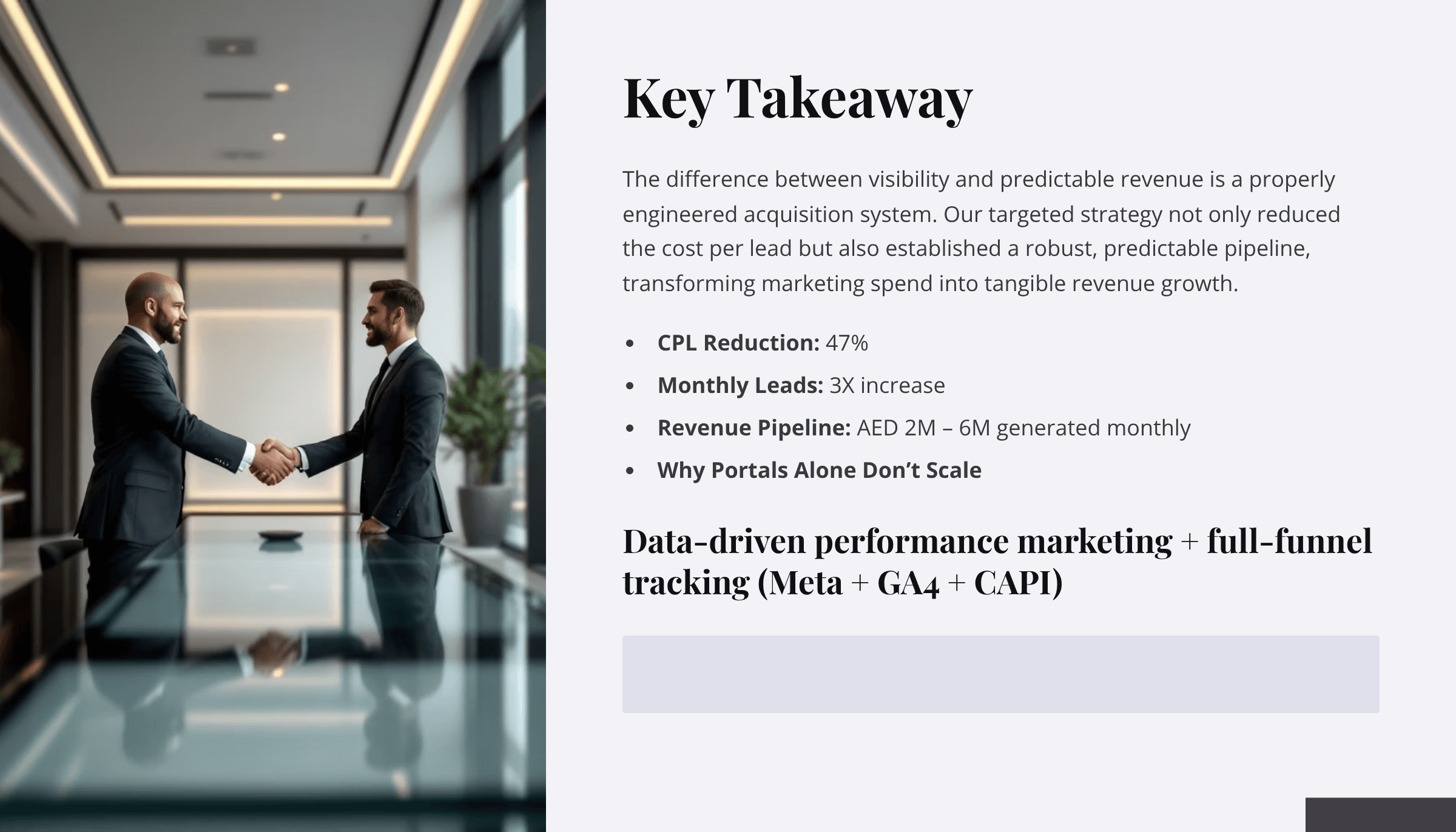 Real Estate Case Study Slide 15