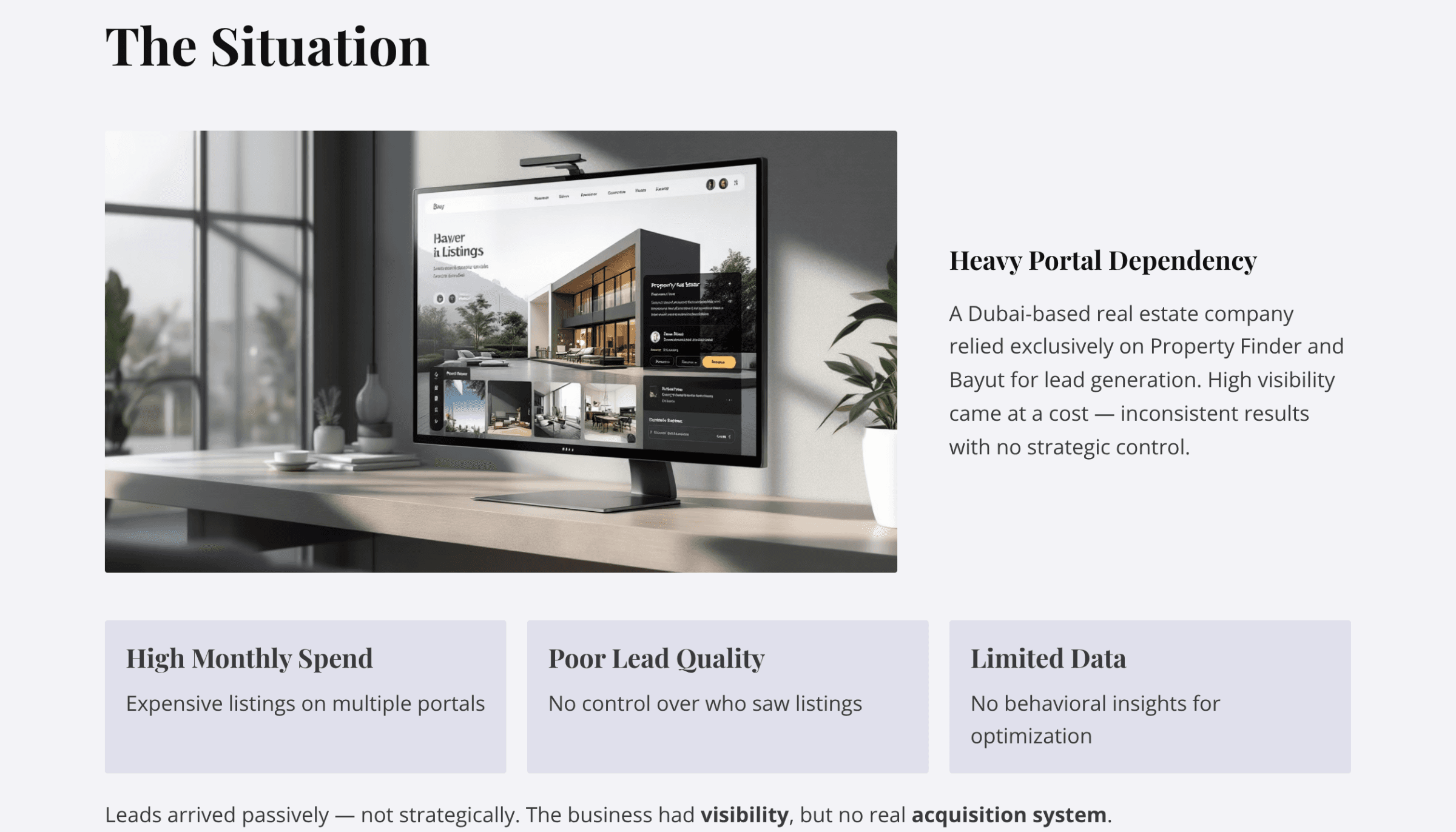 Real Estate Case Study Slide 2